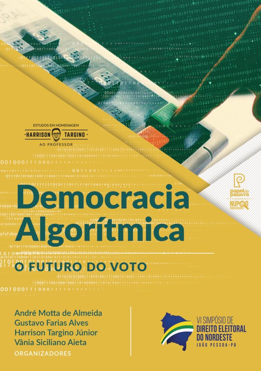 Capa do e-book Democracia Algorítmica: O Futuro do Voto